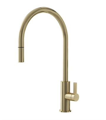 Lavabo Alkymist 587 RS køkkenarmatur m/udtrækstud i PVD børstet messing